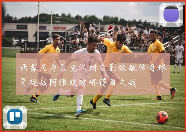 西蒙尼与贝克汉姆合影致敬传奇球员观战阿根廷对佛得角之战